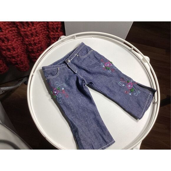 American Girl Doll Just Like You Embroidered Pants - Retired - Picture 1 of 3